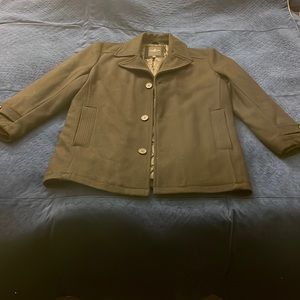 London Fog Black Top Coat